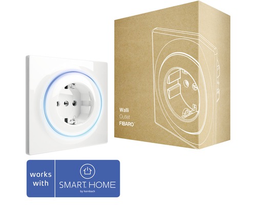 FIBARO Walli Outlet wandcontactdoos wit FIBARO Walli Outlet wandcontactdoos wit
