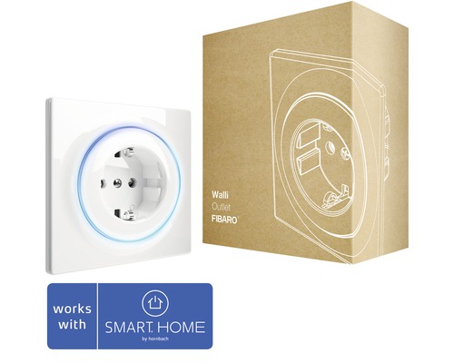 FIBARO Walli Outlet wandcontactdoos wit