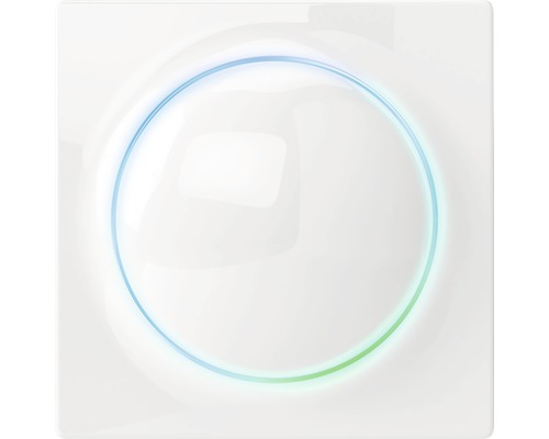 Witte lichtschakelaar met LED-ring