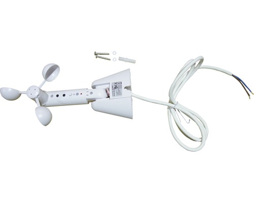 Windsensor met kabel, schroeven en plug
