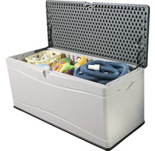 LIFETIME Opbergbox XXL kunststof grijs 150x61x68 cm, inhoud 495 L