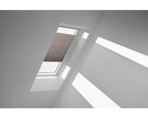 VELUX Plissé lichtdoorlatend handbediend FHL SK01 1276S dusty brown