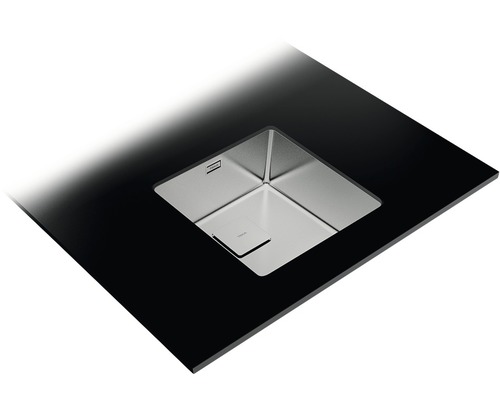 Roestvrijstalen spoelbak in werkblad