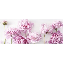 Arrangement van roze pioenrozen