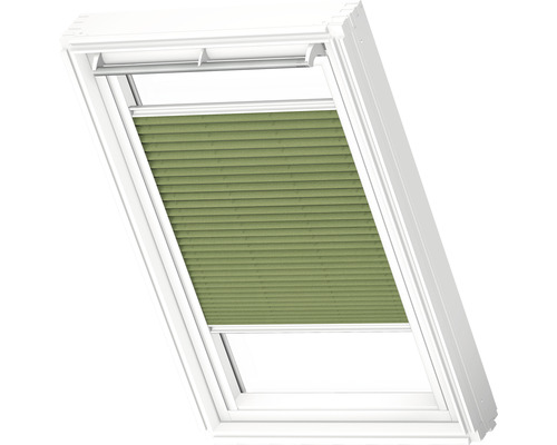 Dakvenster met plisségordijn