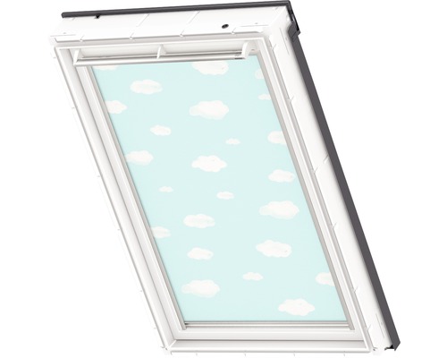 Dakvenster met wolkenpatroon