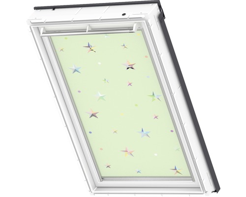 Dakvenster rolgordijn met sterrenpatroon voor kinderkamer