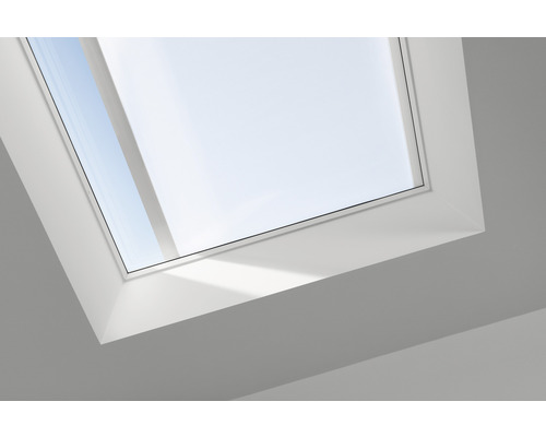 VELUX Buitenzonwering voor lichtkoepels en platdakraam warmtewerend bediening op zonne-energie MSU 120120 5070WL wit