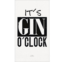Decoratief Gin O''Clock motief voor wanddecoratie