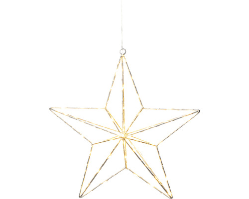 Decoratieve ster met verlichting om op te hangen