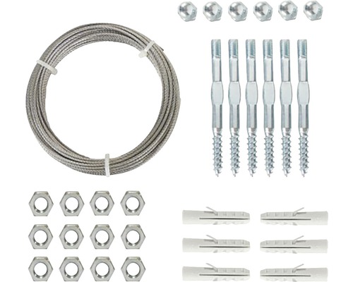 NATURE Draadset voor klimplanten gegalvaniseerd staaldraad Ø 1,8 mm, 10 m