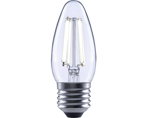 FLAIR LED lamp E27/5,5W C35 neutraalwit helder
