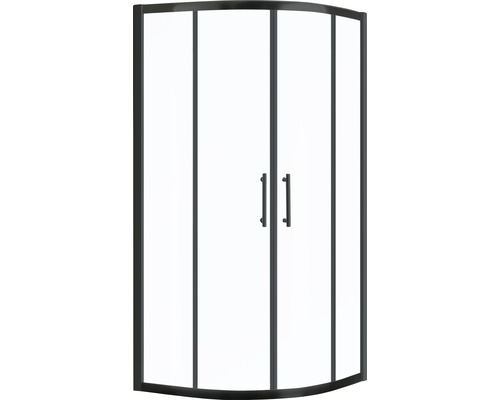 Ronde douchecabine met glazen deuren