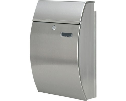 Metalen brievenbus met slot en kijkvenster