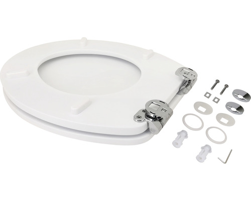 Toiletzitting met montage accessoires