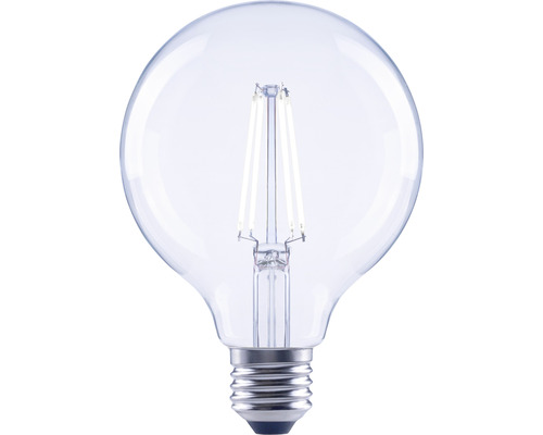 FLAIR LED lamp E27/6,5W G95 neutraalwit helder