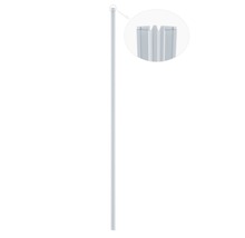 BASANO Afdichtprofiel verticaal voor badvouwwand transparant