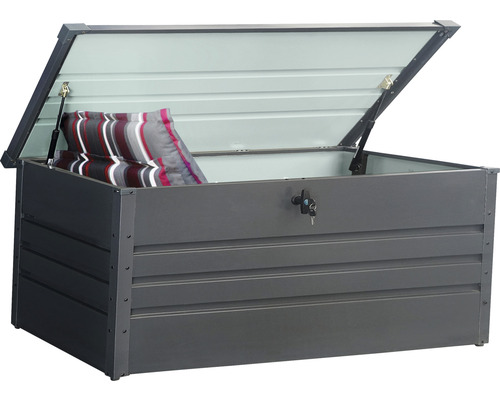 Opbergbox 600 L metaal antraciet, 165x70x62 cm kopen! | HORNBACH