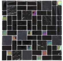 Mozaïektegel van glas en natuursteen