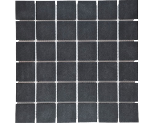 Mozaïektegel keramisch zwart 30,6x30,6 cm