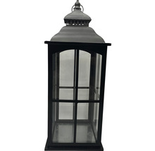 Decoratieve lantaarn van metaal en glas