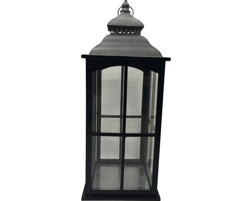 Decoratieve lantaarn van metaal en glas