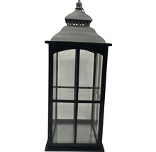 Windlicht van metaal en glas