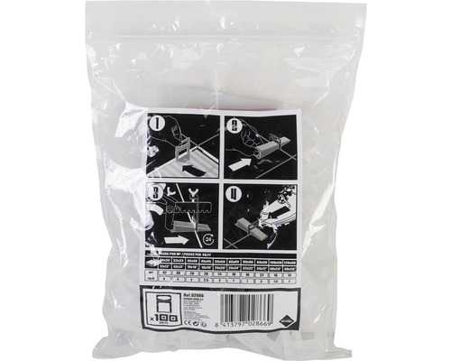 Verpakking tegels levellersysteem met 100 stuks