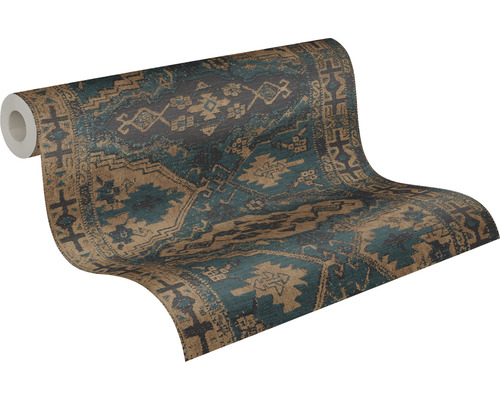 Behangrol met tapijtpatroon