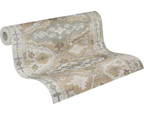 Rol behang met oosters patroon