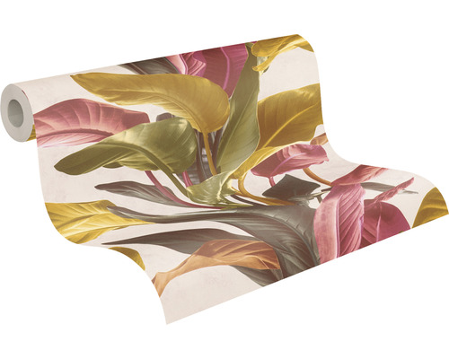 Behangrol met plantenmotief