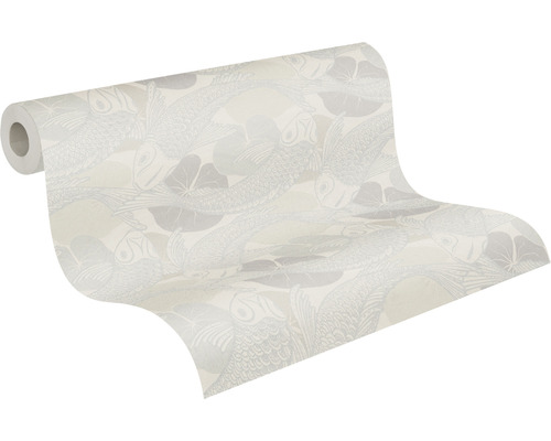 Rol behang met vismotief