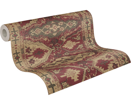 Behangrol met tapijtmotief
