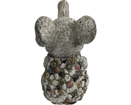 Decoratief tuinbeeld van een betonnen olifant
