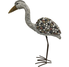 Decoratief beeld van een reiger voor de tuin
