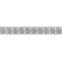 A.S. CRÉATION Behangrand zelfklevend 93646-1 Only Borders geometrisch grijs/wit 5 m x 5 cm-thumb-0