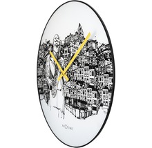 NEXTIME Wandklok sax city wit ø 40 cm