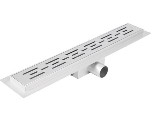 Roestvrijstalen douchegoot met sleufpatroon