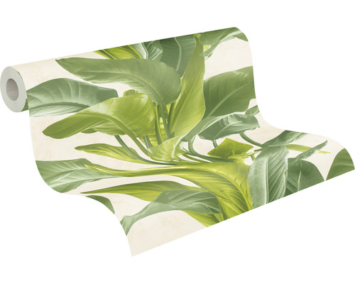 Behangrol met plantenmotief