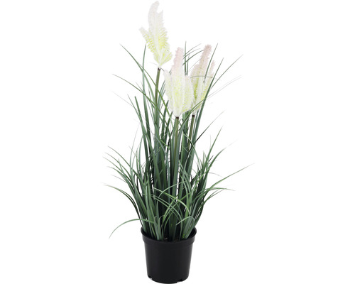 Decoratieve kunstplant met pluimen in pot