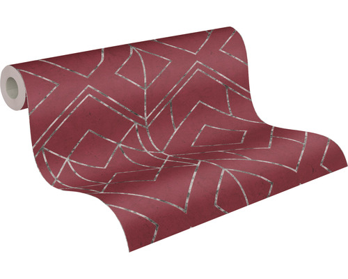 Rol behang met geometrisch patroon