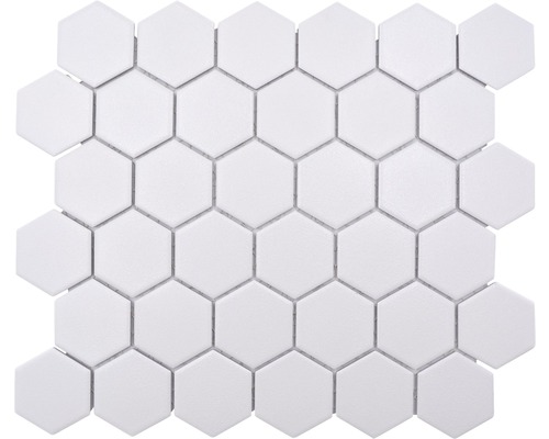 Mozaïektegel keramisch HX AT51 wit 32,5x28,1 cm