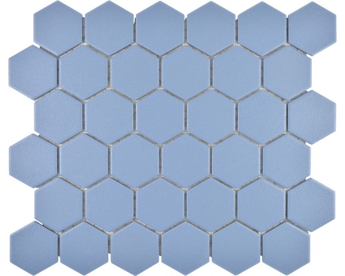 Mozaïektegel keramisch HX AT53 blauw/groen 32,5x28,1 cm