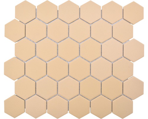 Mozaïektegel keramisch HX AT57 oranje 32,5x28,1 cm antislip