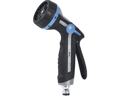 Tuinspuit met verschillende straalsoorten