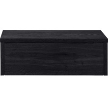 SANOX Badkamermeubelset Bloxx met wastafelblad 35x100x45 cm black oak
