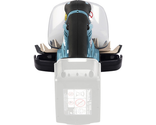 Makita grasschaar met accu in detailweergave