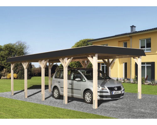 WEKA Carport 615 Gr.2 met plat dak 337x832 cm