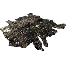Decoratief koeienvel tapijt met stippenpatroon