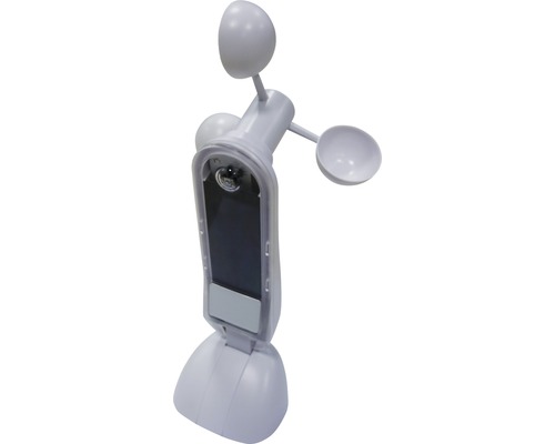 Weerstation met windmeter voor het meten van de windsnelheid